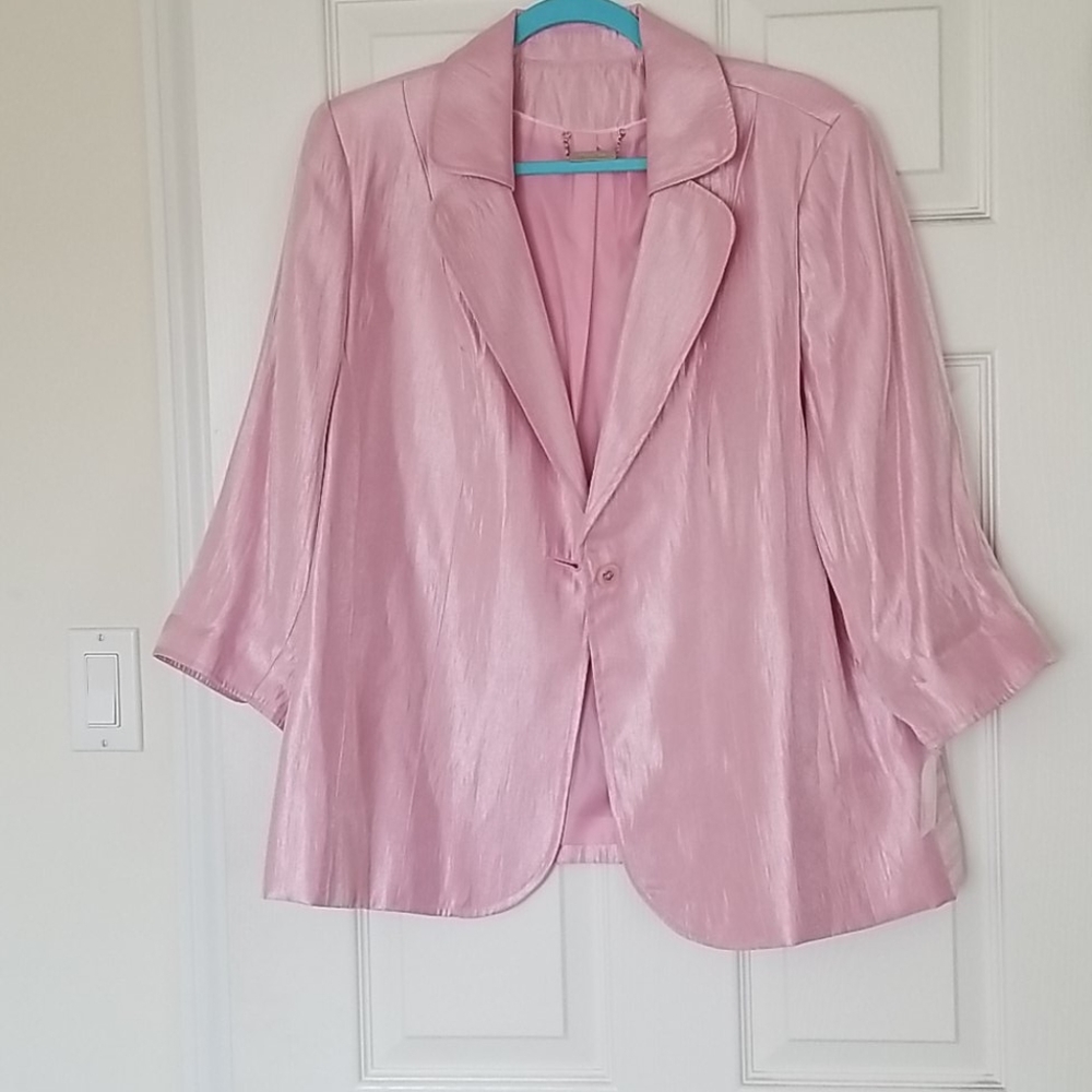NEW Baby soft pink blazer size 12